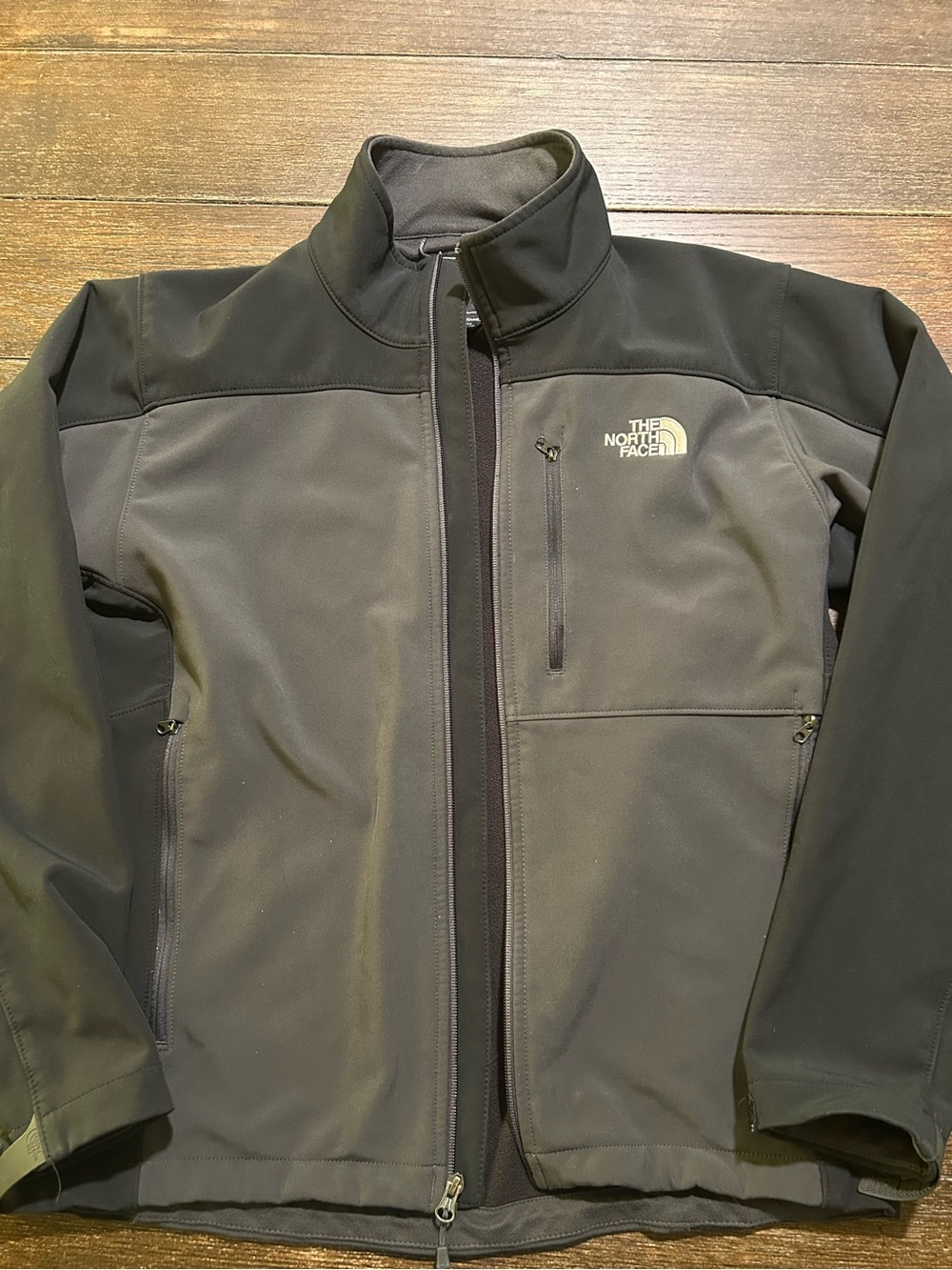 The North Face Men’s Black and Charcoal Performance Jacket